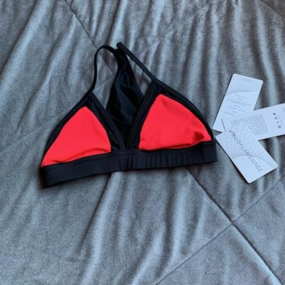 Body Language Vaughn  NeonCoral/Mesh Top NWT - Picture 5 of 9